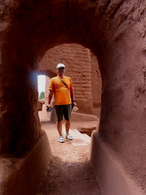 Hiroyuki Wakimoto at Pecos ruin